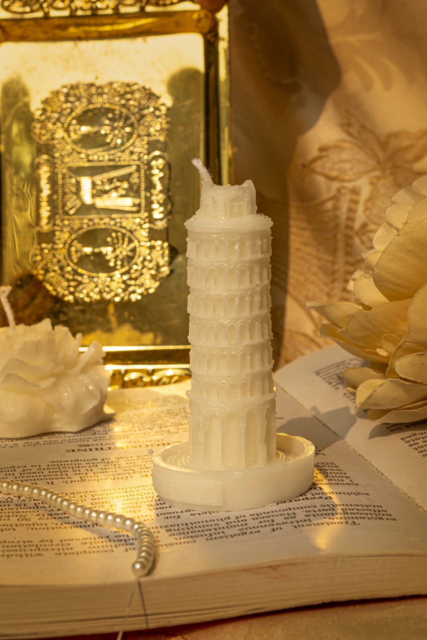 Tilted Tower Candle