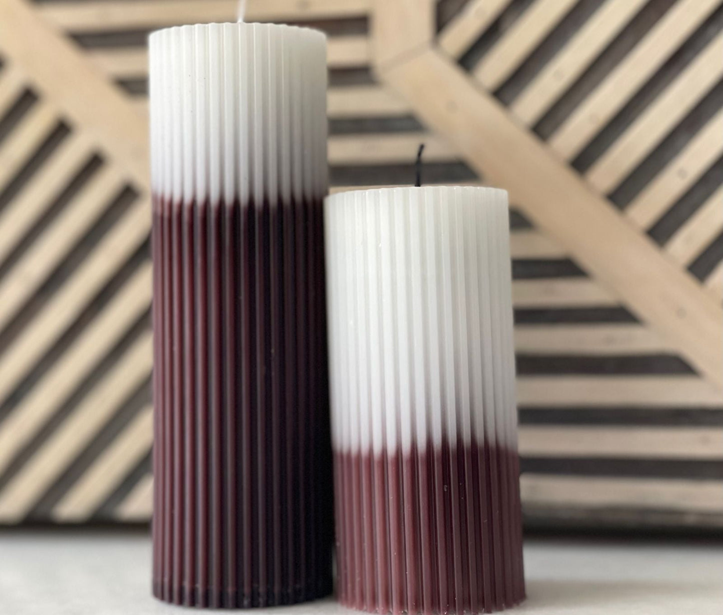 Ombre candle set