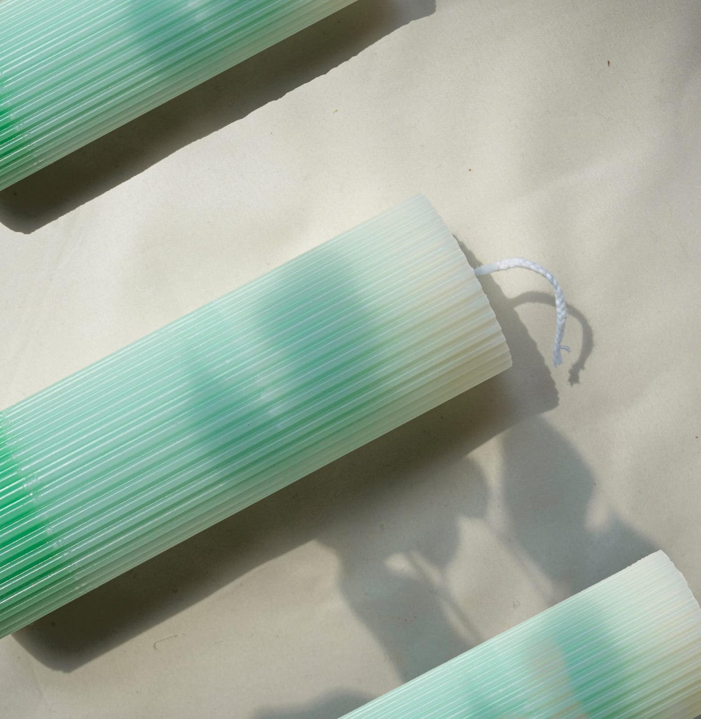 Ribbed Tower Candle