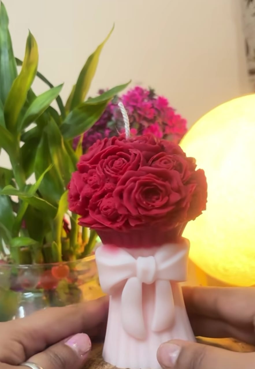 Flower Bouquet Scented Candle